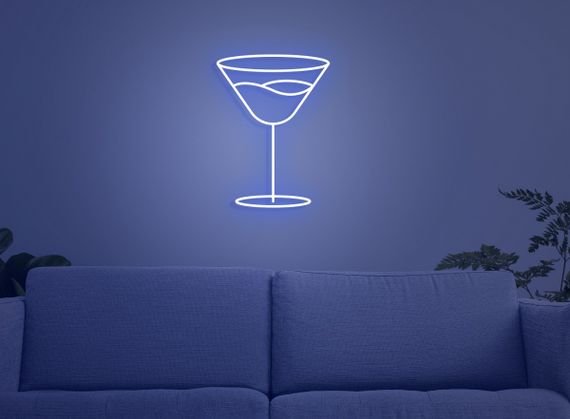 Светодиодная лента влагозащищенная 220V 13.2W 5730 Blue NEON IP65 1m (BY-035/120) | Зображення 1