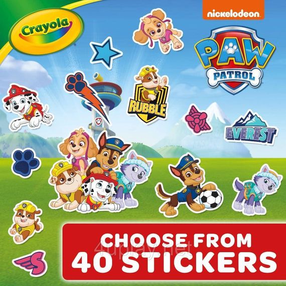 Большая книга раскраска Крайола Щенячий патруль 288 страниц Оригинал Crayola PAW Patrol Coloring Book | Зображення 2