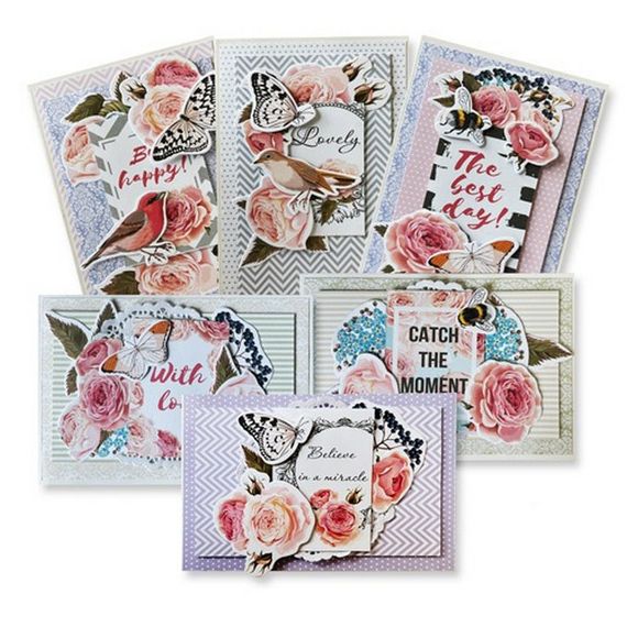 Набор для создания поздравительных открыток "Catch the moment" FDGCK-039, 6 шт