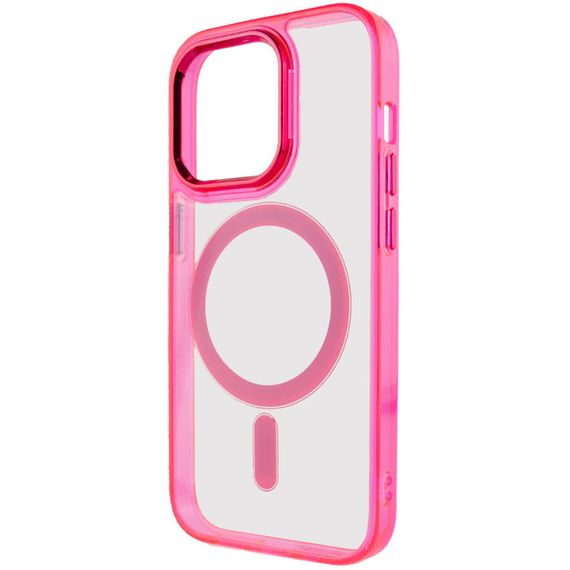 Чехол TPU Iris with MagSafe для Apple iPhone 14 Pro (6.1") Малиновый | Зображення 2
