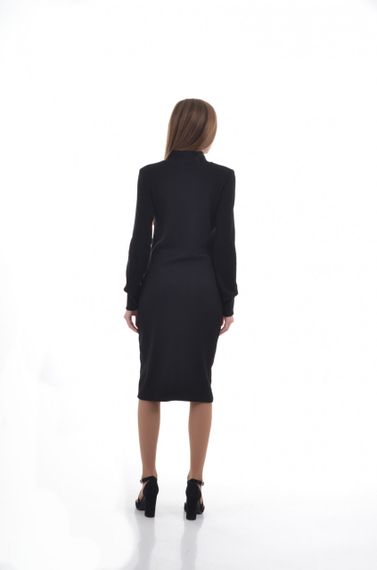 Платье 4Profi черное из ангоры размер S 21811 | Зображення 2