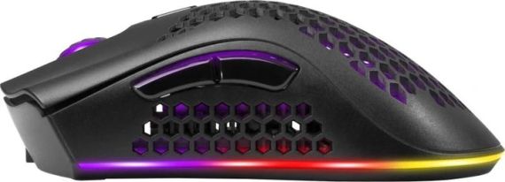 Бездротова Ігрова RGB Миша K-Snake BM600 2.4G з підсвічуванням Чорна | Зображення 1