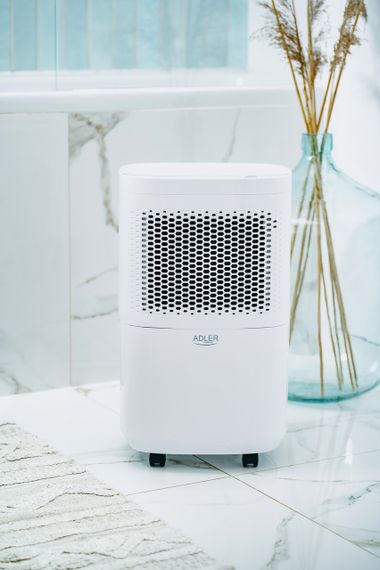 Осушувач повітря Adler AD 7917 компресорний 10 л/добу, до 60 м³, білий | Зображення 6