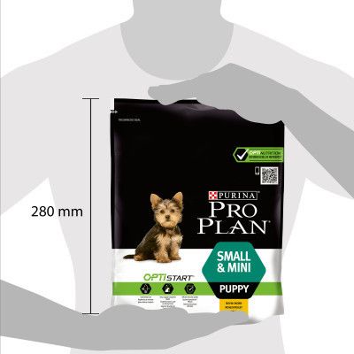 Сухой корм для собак Purina Pro Plan Dog Small&Mini Puppy с курицей и рисом 700 г (7613035118744) | Зображення 1