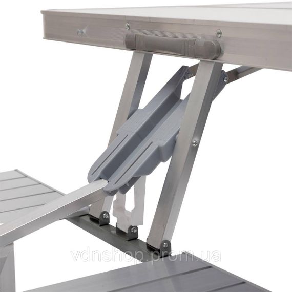 Складной алюминиевый стол трансформер + 4 стула для пикника в чемодане набор туристической складной мебели G03-2 | Зображення 6