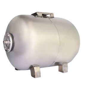 Гідроакумулятор 50л горизонтальний нерж.сталь/inox Lider