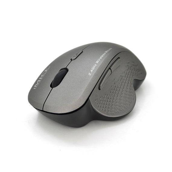 Миша бездротова iMICE G6, 6 кнопок, 800/1200/1600 DPI, 2.4Ghz 10м, Windows xp/Vista/Win7/8/10 Mac OS X, 1*AA, Grey, COLOR BOX, Q60