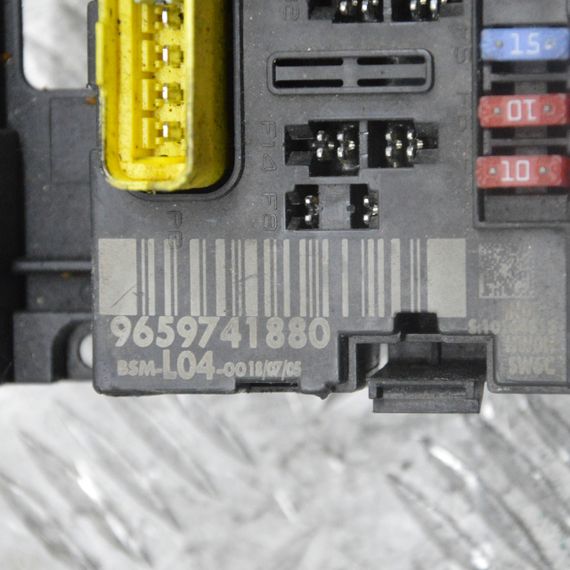 Блок запобіжників BSM Peugeot 307 2001-2008 Модуль коробки БСМ Пежо 307 9659741880 | Зображення 1