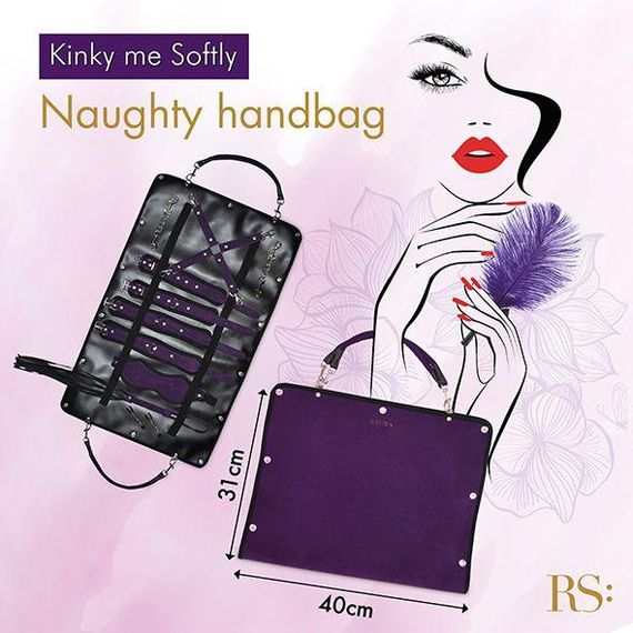 Подарунковий набір для BDSM RIANNE S — Kinky Me Softly Purple: 8 предметів для задоволення | Зображення 2