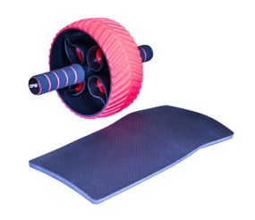 Колесо для преса Power System PS-4107 Full Grip AB Red + килимок Red/Black