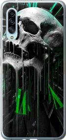 Чехол на Samsung Galaxy A90 5G Череп-часы "4100u-1800-17620"