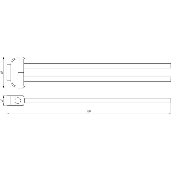 Тримач рушників TOPAZ TКВ 8331 | Зображення 2