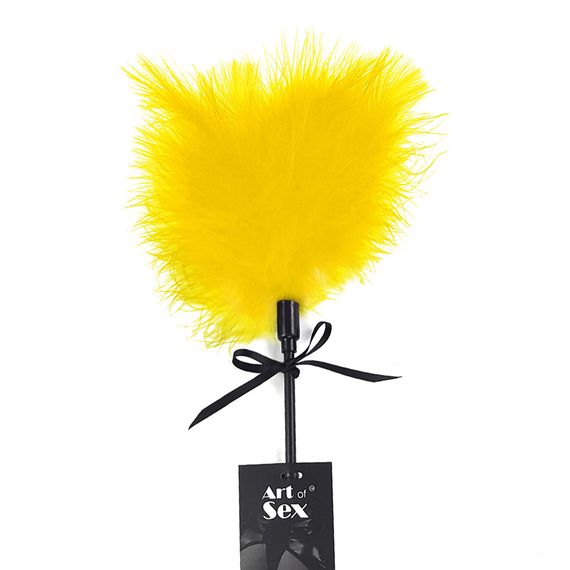 Лоскітка зі шлепалкою Піка Art of Sex - Puff Peak, колір Жовтий | Зображення 2