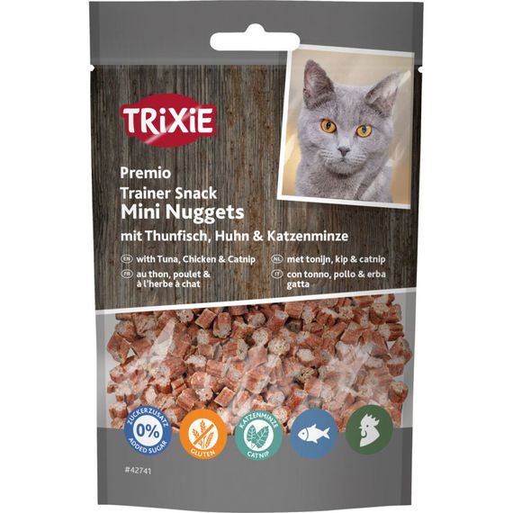 Ласощі Trixie Premio Trainer Snack Mini Fish Nuggets для котів з тунцем та куркою 50 г | Зображення 2