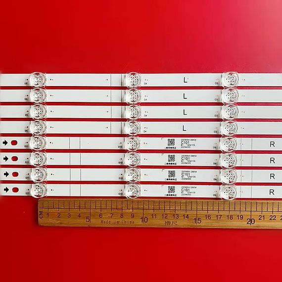 LED підсвітка TV 55" CRH-BX55V1U513030T04128CL-REV1.1 H55B7100 HD550V1U51 H55B7100UK 8шт. | Зображення 4