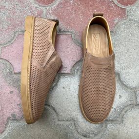 Світлі чоловічі мокасини з перфорацією 40 41 42 44 розмір