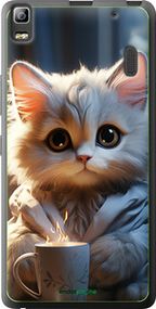 Чохол на Lenovo K3 Note K50-T5 Білий кіт "5646u-141-2448"
