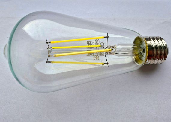 Светодиодная лампа LED E27 8W NW ST64-F COG DIM