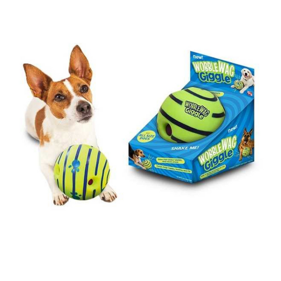 М'яч іграшка для тварин, іграшка для фізичної активності собак 12 см, стимулює активні ігри та тренування собак | Зображення 3