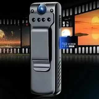 Портативна нагрудна міні-кишенькова камера з кліпсою для одягу 1080P HD нічне бачення NO109-110 | Зображення 2