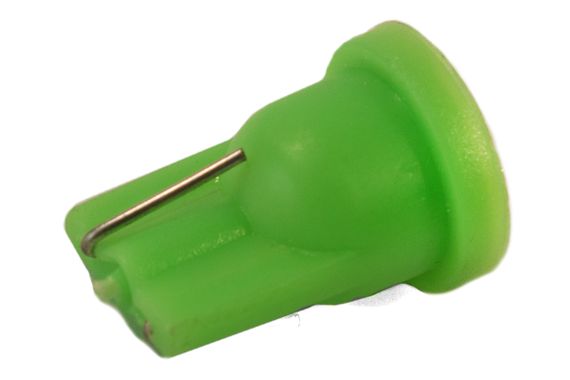 Светодиодная лампа AllLight T10  1 диод 5050 W2,1x9,5d 12V 0,45w GREEN | Зображення 1