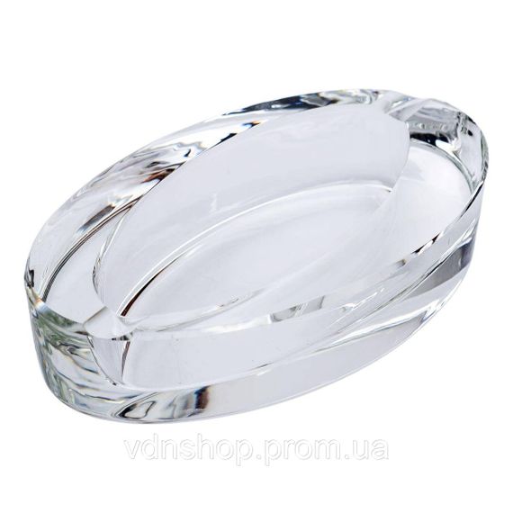 Скляна попільничка для сигарет 13х7.5х2.5 см попільничка декоративна настільна HP-4-133 | Зображення 1