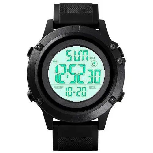 Водонепроникний чоловічий годинник SKMEI 1508BKWT BLACK | Оригінальний чоловічий годинник | Годинник SH-470 військовий чоловічий