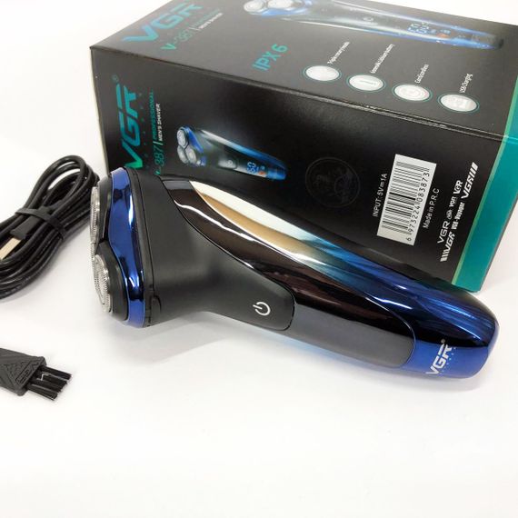 Портативная электробритва для бороды VGR V-387, Бритвы аккумуляторные, Портативная бритва QM-26 | Зображення 7