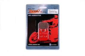 Колодки тормозные (диск)   Peugeot, Italjet, CPI   (красные)   YONGLI