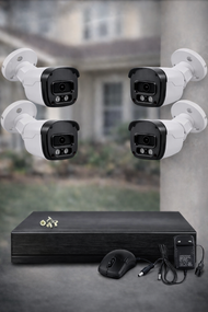 Комплект відеоспостереження DVR KIT UCAM 4 камери з реєстратором / Комплект вуличних камер з вологозахистом