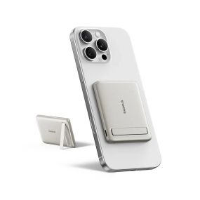 Беспроводной магнитный повербанк Baseus PicoGo AM31 Mini Magnetic Power Bank with Stand 5000mAh 20W Titanium