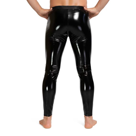 Лаковані чоловічі легінси Art of Sex - Matthias, колір чорний, розмір M | Зображення 1
