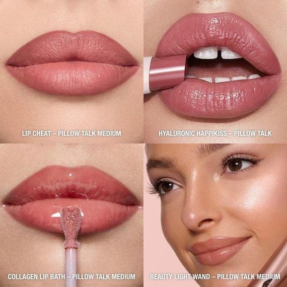 Лімітований набір Charlotte Tilbury Pillow Talk Lip And Cheek Kit - Pillow Talk Medium | Зображення 3