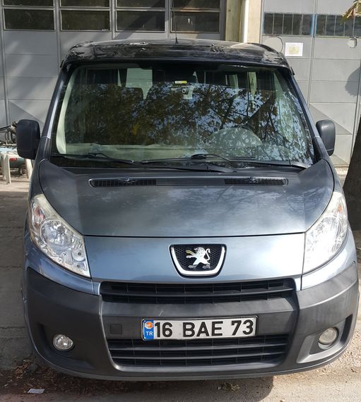 Козырек на лобовое стекло (черный глянец, 5мм) для Fiat Scudo 2007-2015 гг | Зображення 1