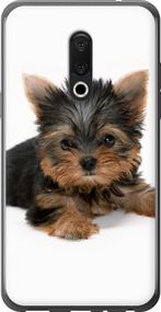 Чехол на Meizu 15 Plus Щенок йоркширского терьера "931u-1473-17620"