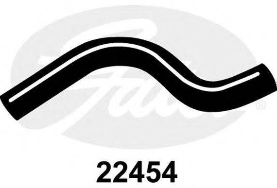 Вигнутий патрубок системи охолодження GATES 22454 на MAZDA ETUDE V (BA)