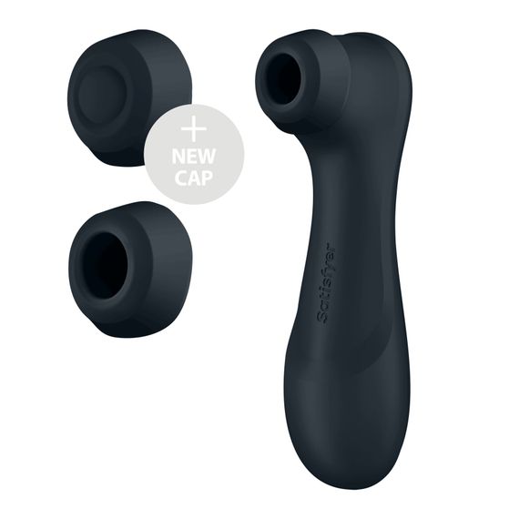 Вакуумний кліторальний стимулятор Satisfyer Pro 2 Generation 3 with Liquid Air Dark Grey | Зображення 1
