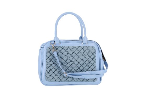 Сумка-переноска для собак та котів Misoko&Co, 40 см х 30 см х 19.5 см, блакитний | Зображення 1