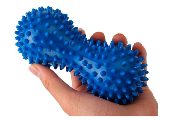 Масажний м'ячик EasyFit Goober із шипами синій (EF-1072-BL) | Зображення 3