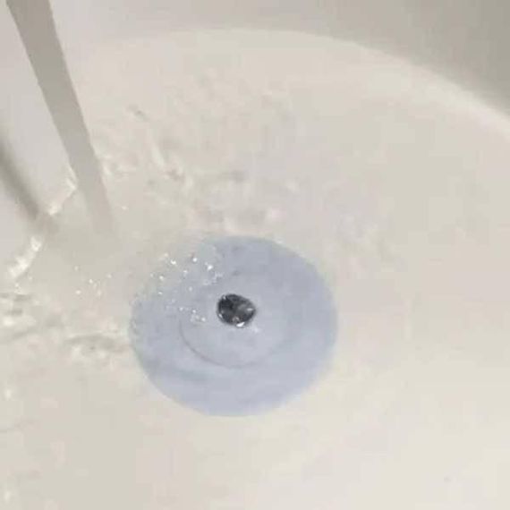 Фільтр-заглушка, пробка для ванни силіконова Сіра