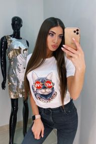 Футболка молодежная с аппликацией