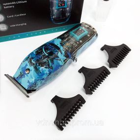 Тример для волосся портативний VGR, Машинка для стрижки волосся з регульованою насадкою IT-91