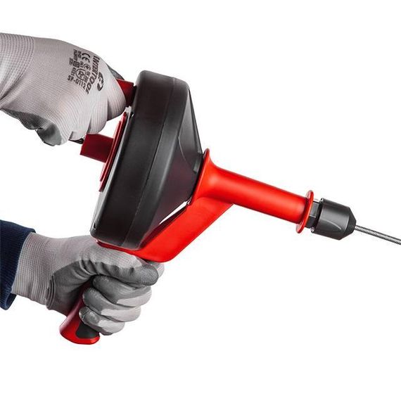 Інструмент для чищення труб, трос 6 мм * 4 м, кручений загострений наконечник INTERTOOL HP-1010 | Зображення 3