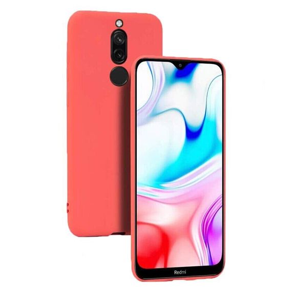 Чохол Candy Silicone для Xiaomi Redmi 8 колір Червоний | Зображення 1
