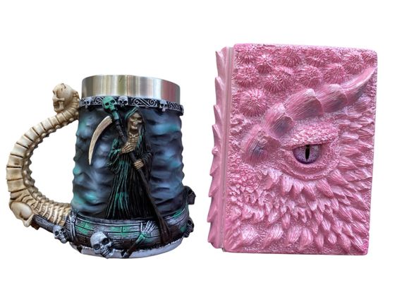 Подарунковий набір Кухоль 3D Підземний 574 і Блокнот 3D «Дракон Єдинорога»