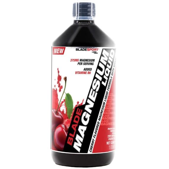 Мікроелемент Магній для спорту Blade Sport Magnesium Liquid 1000 ml /40 servings/ Cherry