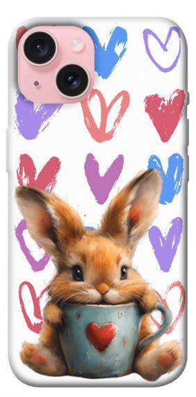 Чохол з картинкою Animals love 1 для Apple iPhone 15 (6.1")