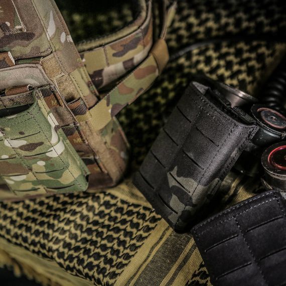 Підсумок для магазинів AK (7.62, 5.56) одинарний Emerson Чорний мультикамуфляж | Зображення 3