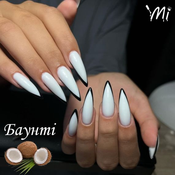 Біла база для нігтів Mi Баунті 8мл