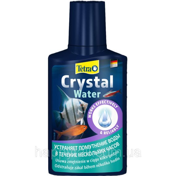 Tetra Crystal Water 100 мл — Засіб для кришталевої прозорості акваріумної води
